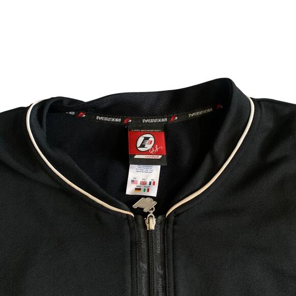 Reebok Mens 2XL Iverson Limited Edition Full Zip Y2K Short Sleeve Shirt Jacket - Picture 6 of 16